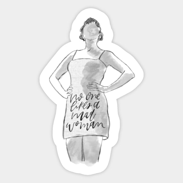 Mad Woman Folklore Sticker by missannagray